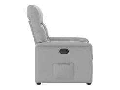Poltrona* Poltrona | Cadeira Relax | Cadeira reclinável tecido nuvem SHL17884 Cinzento