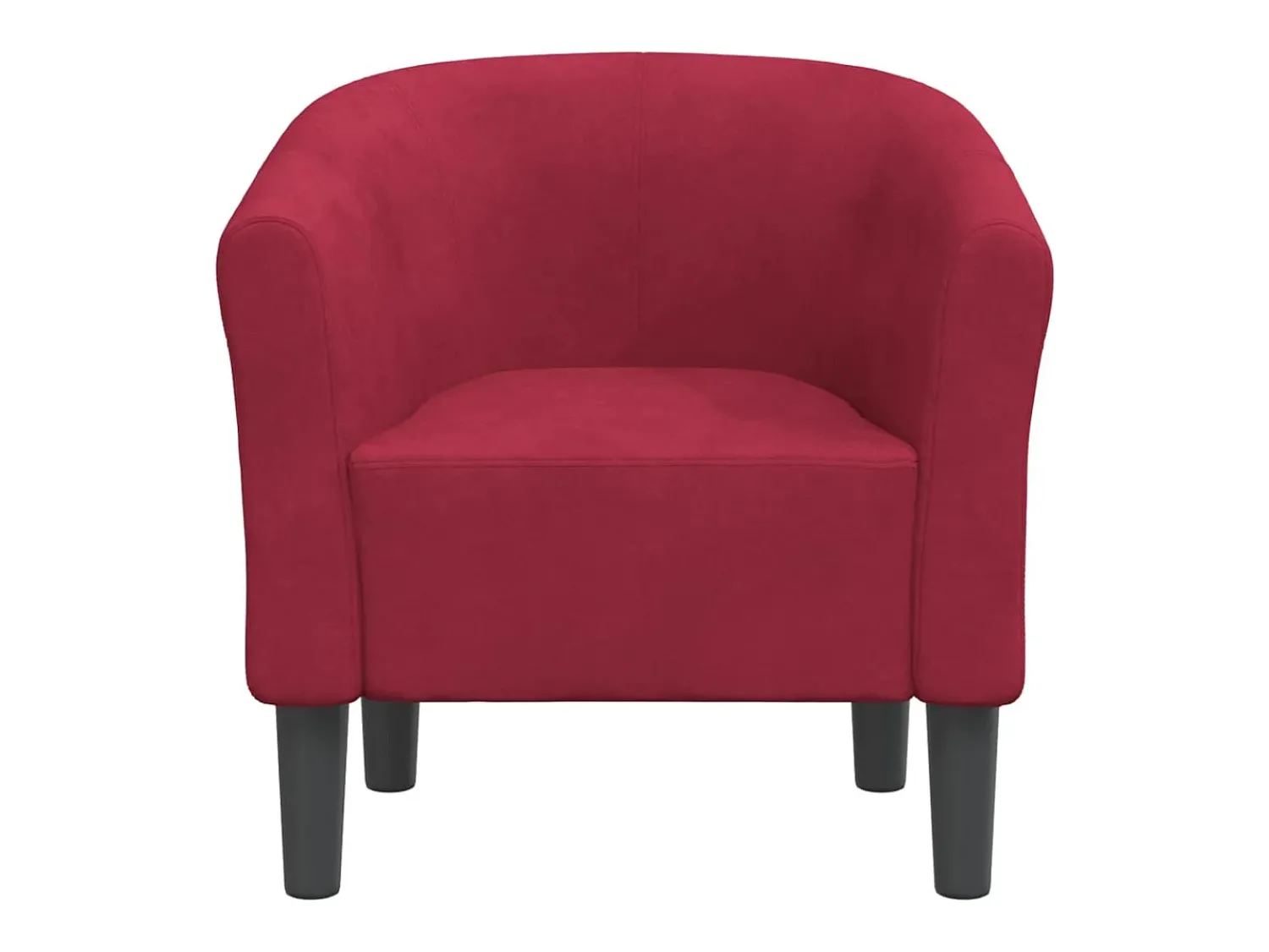 Poltrona| Poltrona | Cadeira Relax | Poltrona Confortável para Sala veludo tinto SHL183638 Vermelho