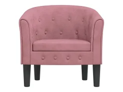 Online Poltrona | Cadeira Relax | Poltrona Confortável para Sala veludo SHL993222 Rosa