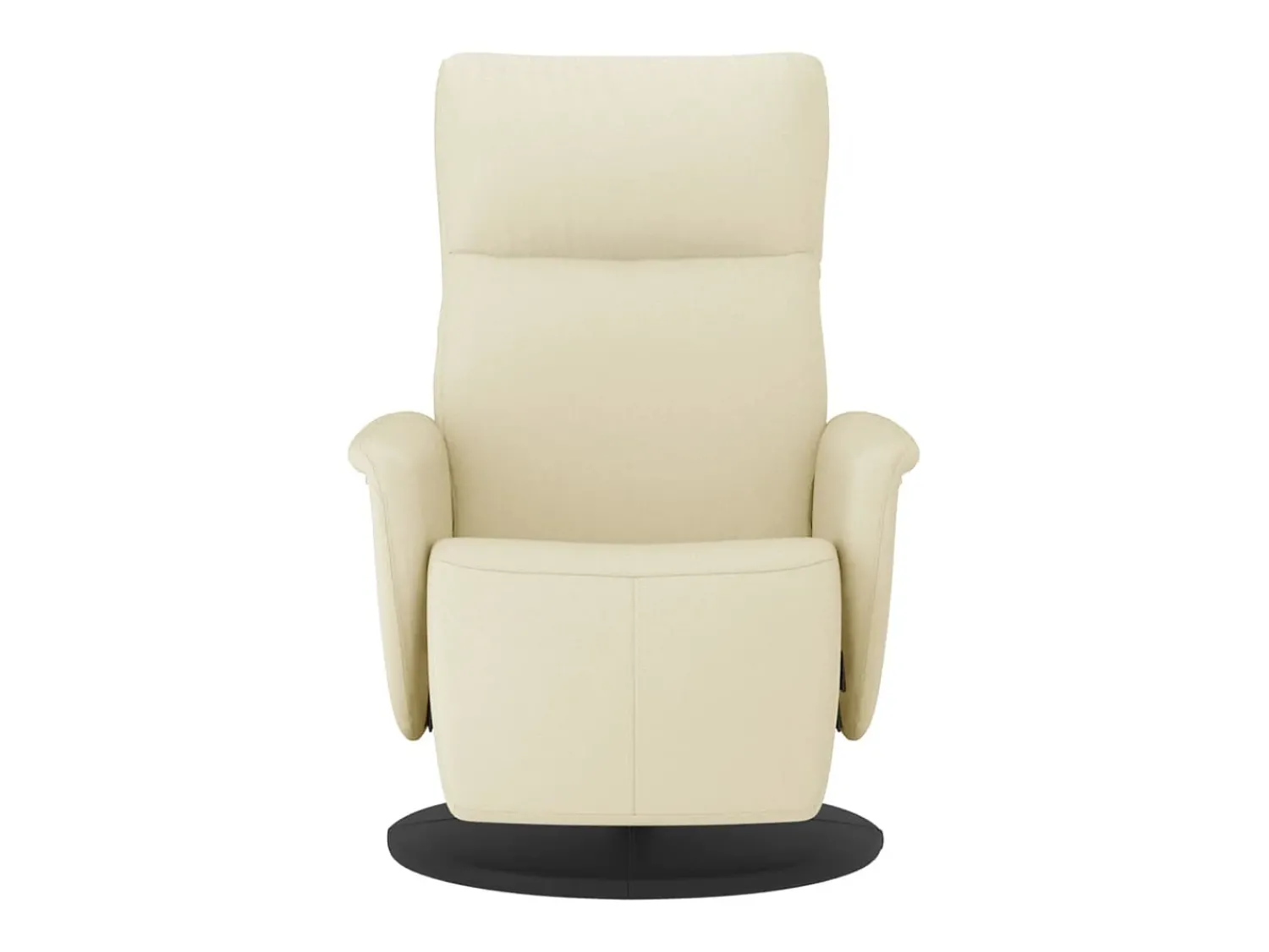 Discount Poltrona | Cadeira Relax | Cadeira reclinável com apoio de pés couro artificial cor SHL535090 Creme