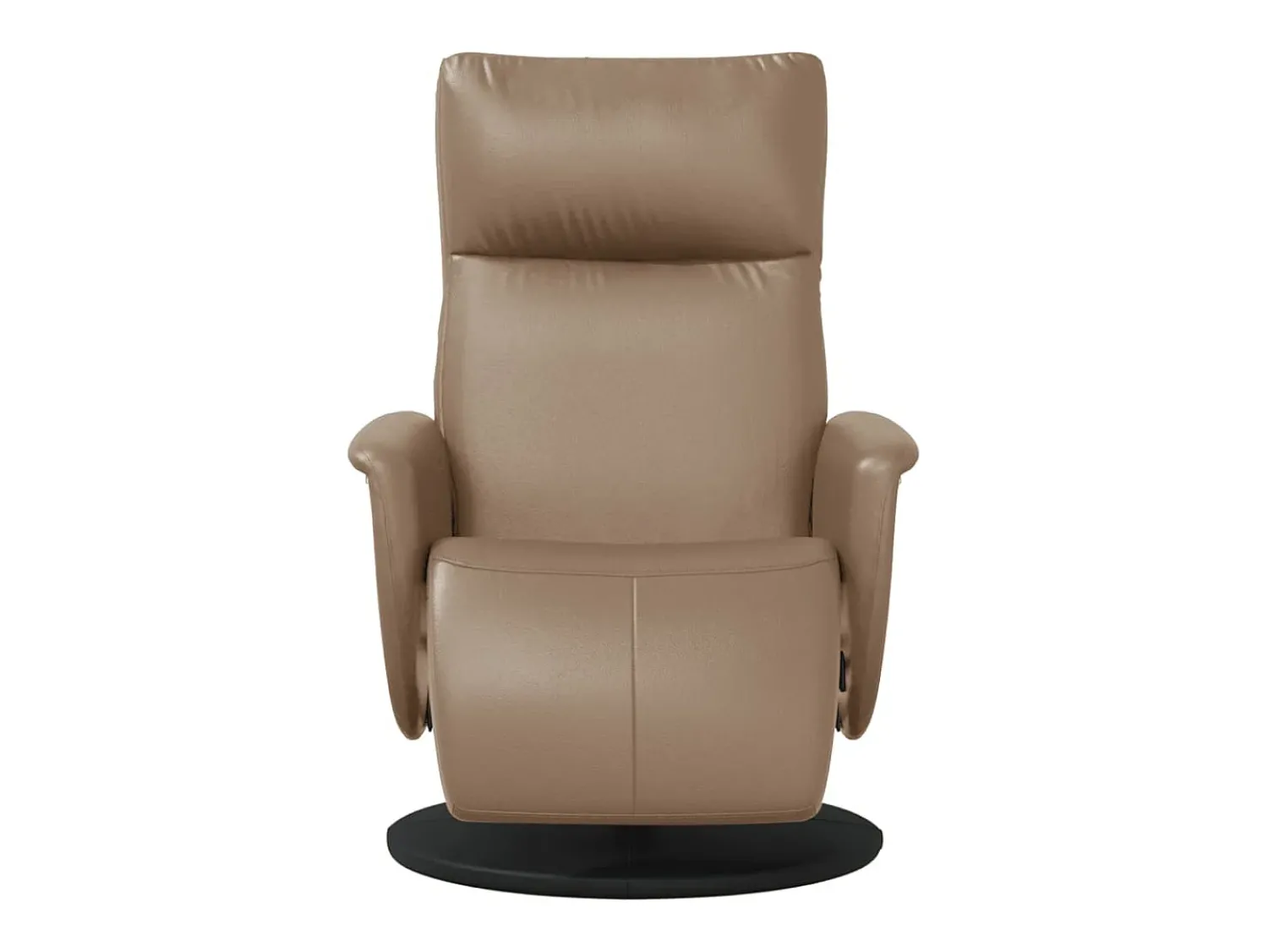 Poltrona | Cadeira Relax | Cadeira reclinável com apoio de pés couro artificial cappuccino SHL526446^ Poltrona