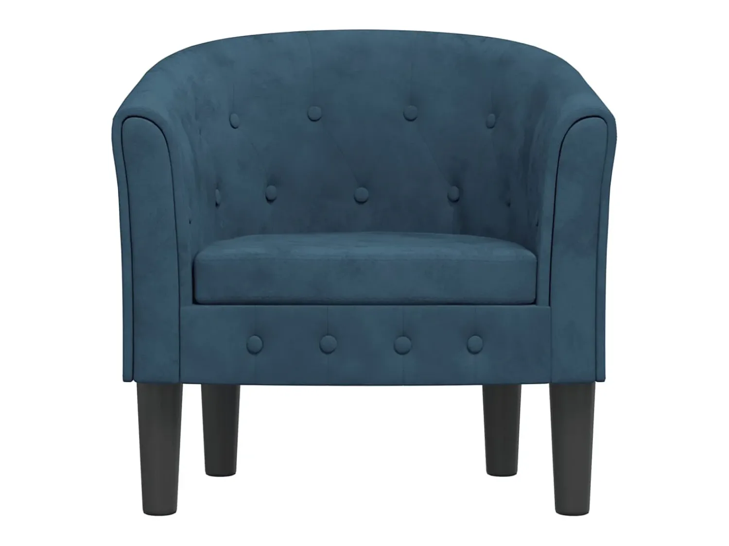 Outlet Poltrona | Cadeira Relax | Poltrona Confortável para Sala veludo azul-escuro SHL143094 Azul escuro