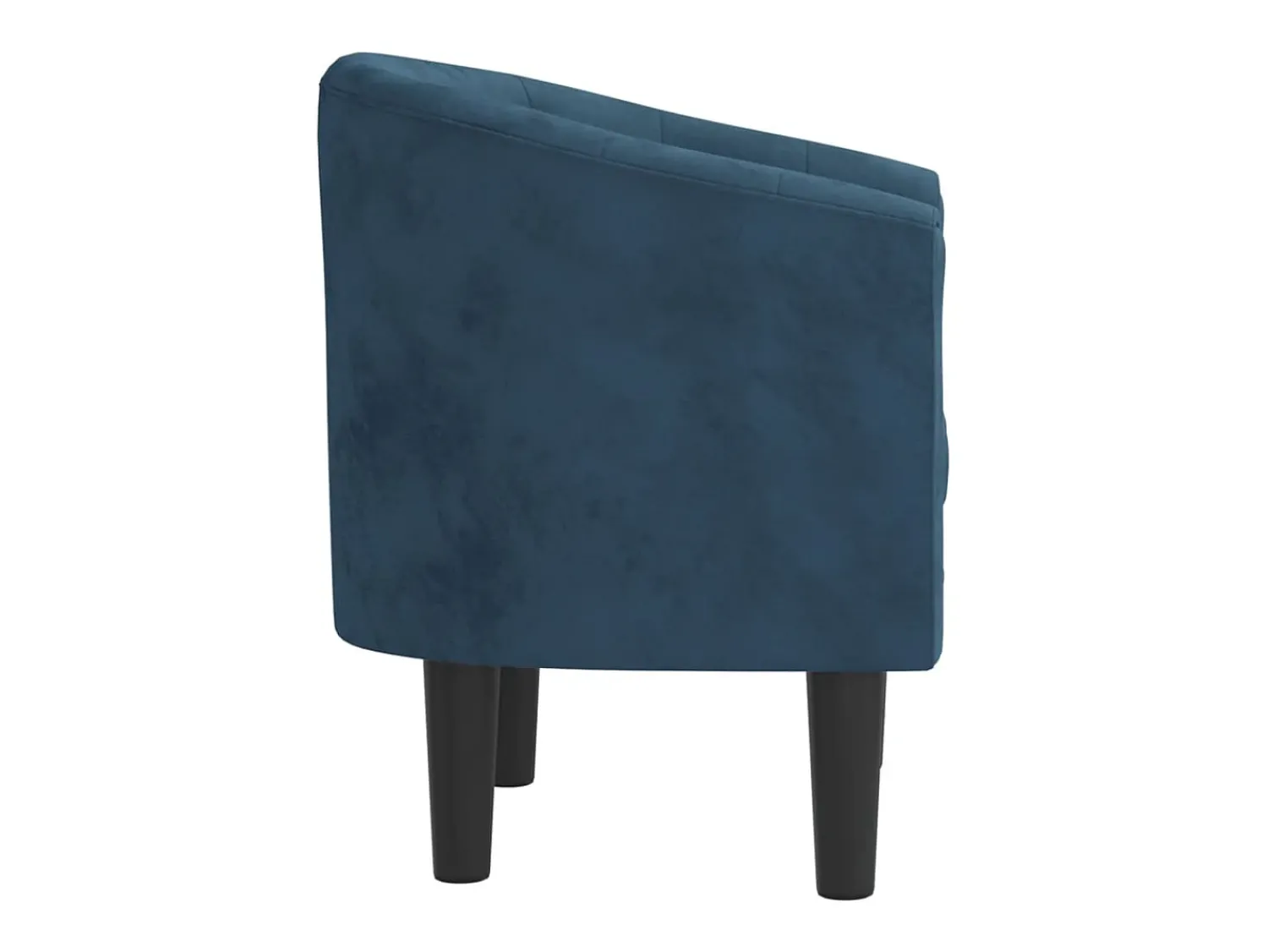Outlet Poltrona | Cadeira Relax | Poltrona Confortável para Sala veludo azul-escuro SHL143094 Azul escuro