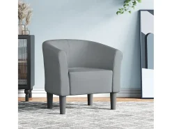 Poltrona* Poltrona | Cadeira Relax | Poltrona Confortável para Sala tecido -claro SHL773515 Cinzento