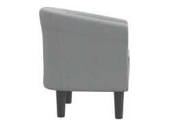 Poltrona* Poltrona | Cadeira Relax | Poltrona Confortável para Sala tecido -claro SHL773515 Cinzento