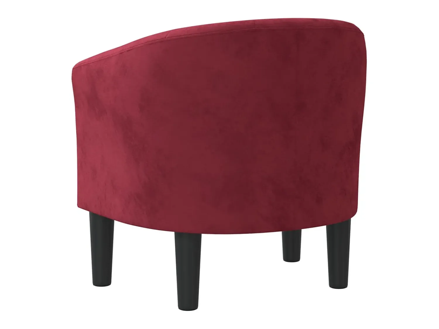 Poltrona| Poltrona | Cadeira Relax | Poltrona Confortável para Sala veludo tinto SHL554106 Vermelho