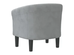 Poltrona | Cadeira Relax | Poltrona Confortável para Sala veludo cinzento-escuro SHL32442^ Poltrona