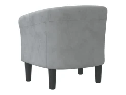 Poltrona | Cadeira Relax | Poltrona Confortável para Sala veludo cinzento-escuro SHL32442^ Poltrona