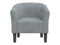 Poltrona | Cadeira Relax | Poltrona Confortável para Sala veludo cinzento-escuro SHL32442^ Poltrona