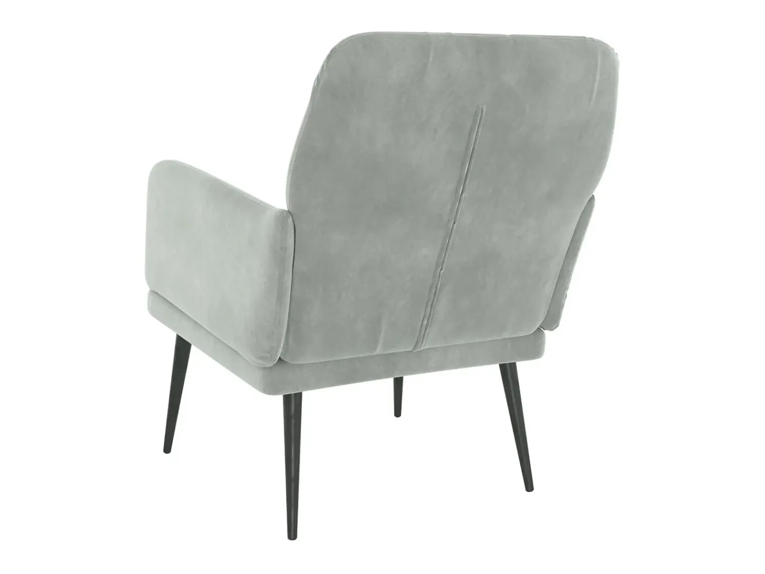 Poltrona | Cadeira Relax com apoio de braços 62x79x79 veludo -claro SHL813592^ Poltrona