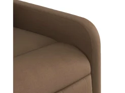 New Poltrona | Cadeira Relax | Cadeira reclinável tecido SHL403982 Castanho