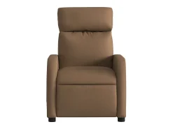 New Poltrona | Cadeira Relax | Cadeira reclinável tecido SHL403982 Castanho
