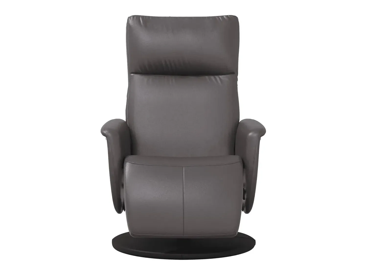 Clearance Poltrona | Cadeira Relax | Cadeira reclinável com apoio de pés couro artificial SHL352031 Cinzento