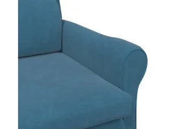 Poltrona| Poltrona | Cadeira Relax 76x94x102 cm Veludo SHL77734 Azul