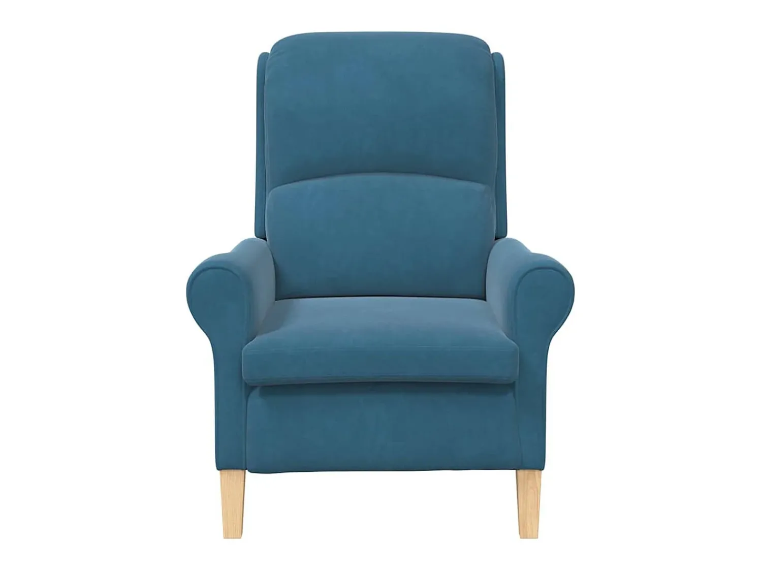Poltrona| Poltrona | Cadeira Relax 76x94x102 cm Veludo SHL77734 Azul