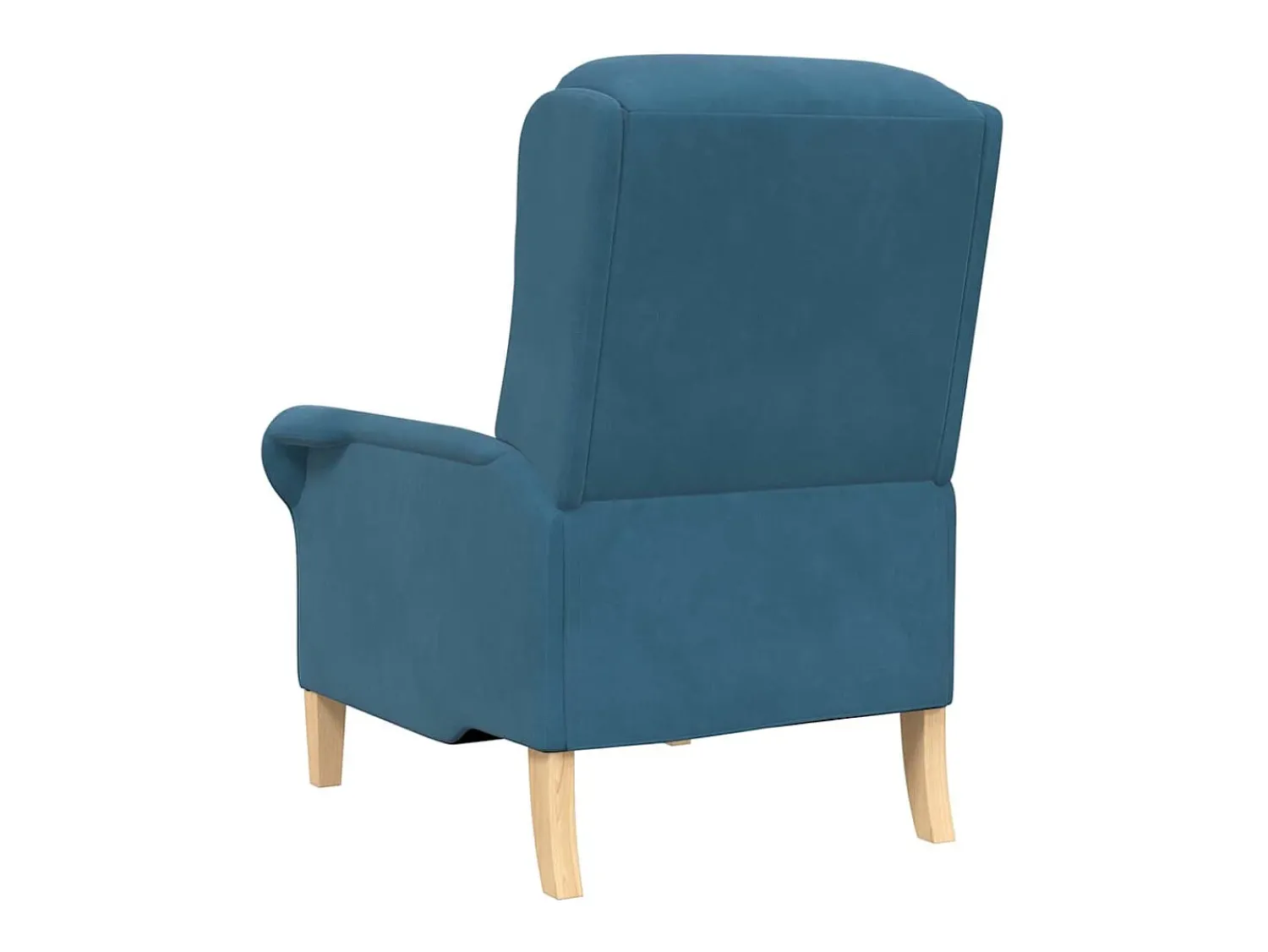 Poltrona| Poltrona | Cadeira Relax 76x94x102 cm Veludo SHL77734 Azul