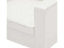 Poltrona | Cadeira Relax branca 75x70x75 cm couro sintético SHL350559^ Poltrona