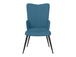 Online Poltrona | Cadeira Relax com banco veludo SHL753183 Azul