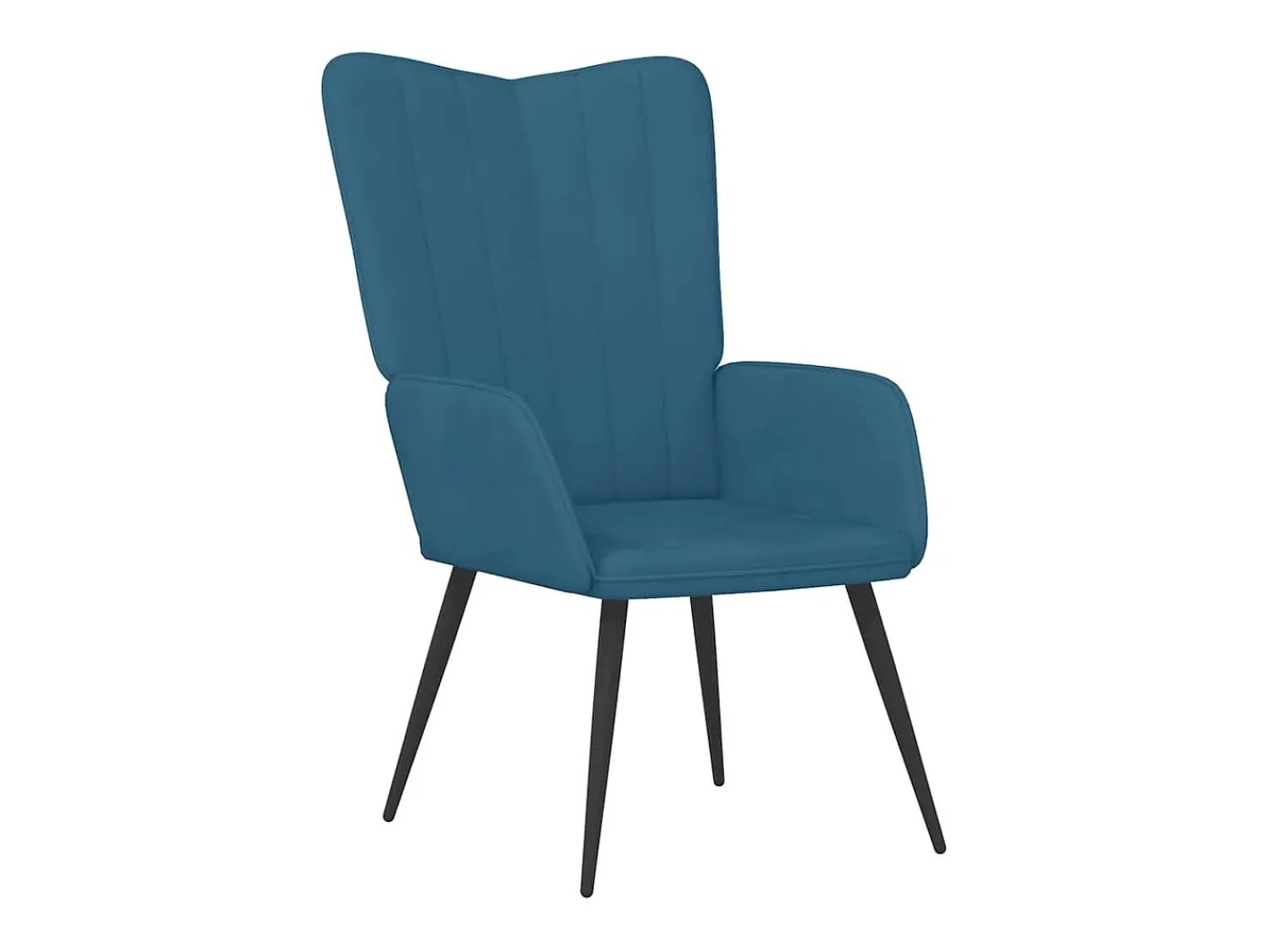 Online Poltrona | Cadeira Relax com banco veludo SHL753183 Azul