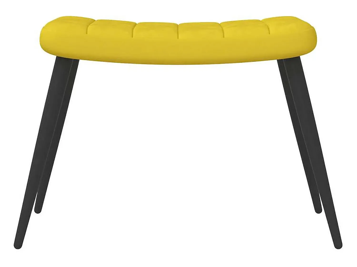Poltrona* Poltrona | Cadeira Relax com banco veludo mostarda SHL904077 Amarelo