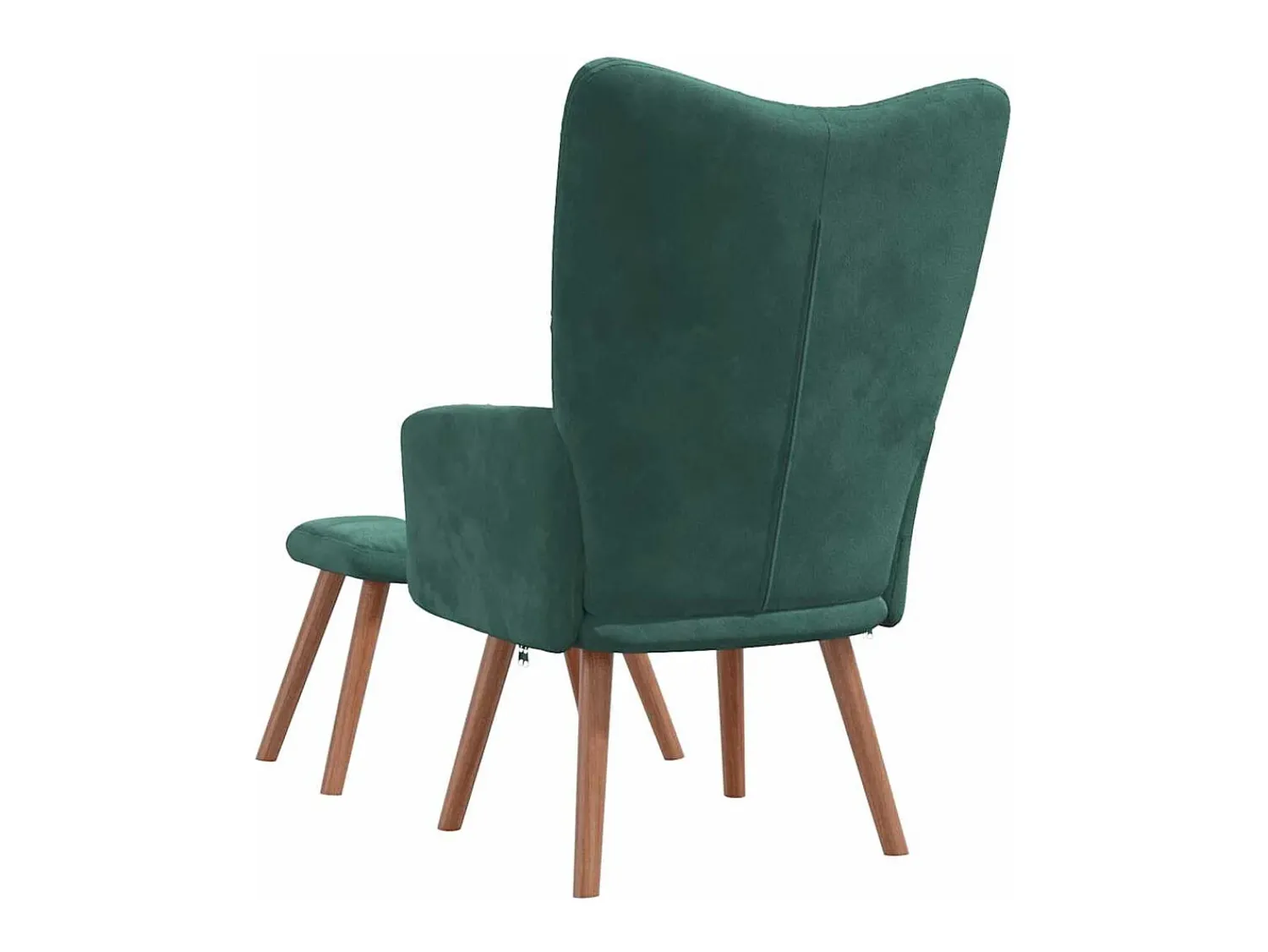 Poltrona* Poltrona | Cadeira Relax com banco veludo verde-escuro SHL445630 Verde pinho