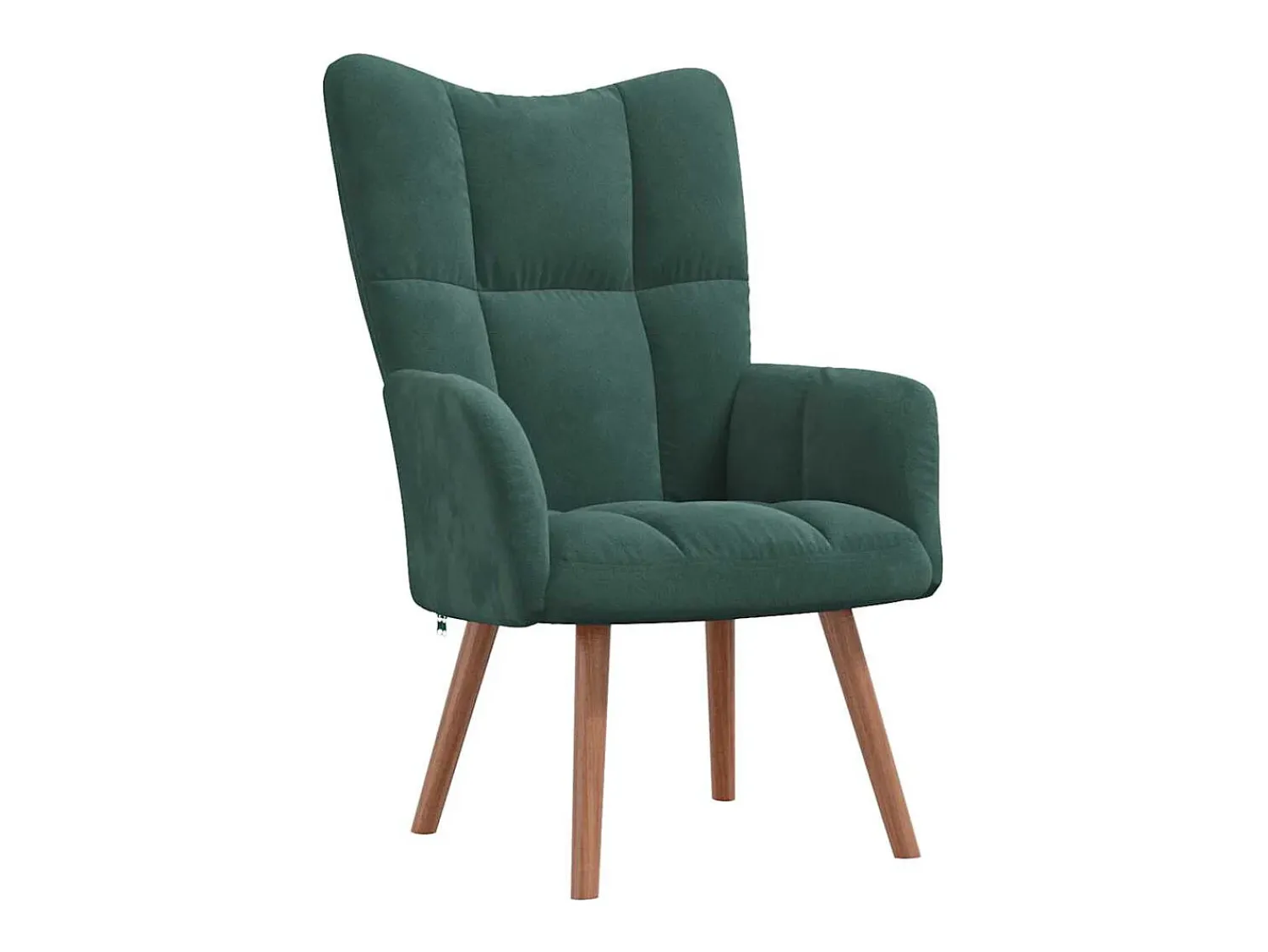Poltrona* Poltrona | Cadeira Relax com banco veludo verde-escuro SHL445630 Verde pinho