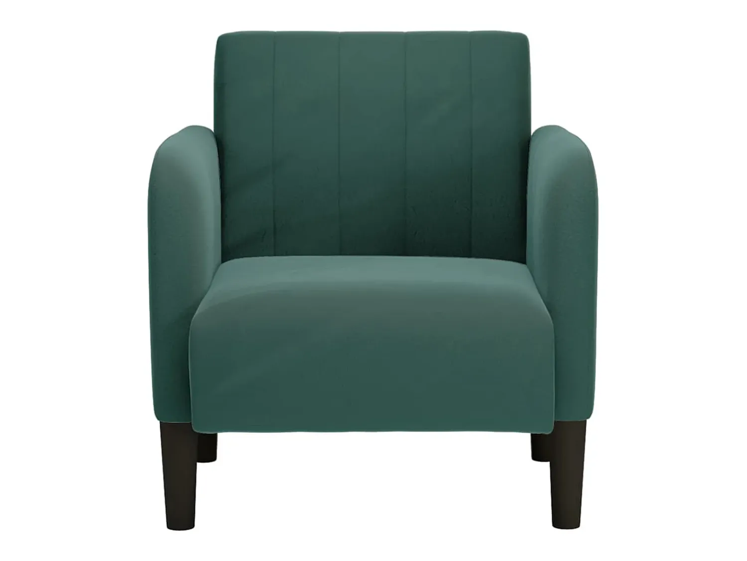 Sale Poltrona | Cadeira Relax com apoio de braços 54 cm veludo verde-escuro SHL708159 Verde pinho