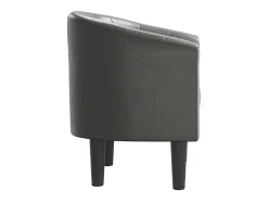 Poltrona| Poltrona | Cadeira Relax couro artificial SHL222754 Cinzento