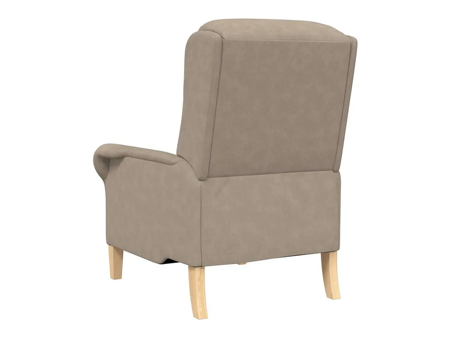 Poltrona| Poltrona | Cadeira Relax Cinzento-acastanhado 76x94x102 cm Microfibra SHL223278 Taupe