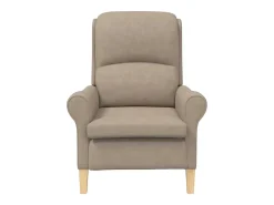 Poltrona| Poltrona | Cadeira Relax Cinzento-acastanhado 76x94x102 cm Microfibra SHL223278 Taupe