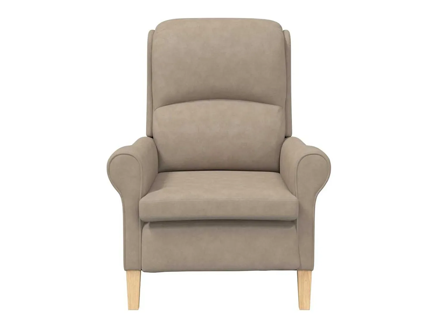 Poltrona| Poltrona | Cadeira Relax Cinzento-acastanhado 76x94x102 cm Microfibra SHL223278 Taupe