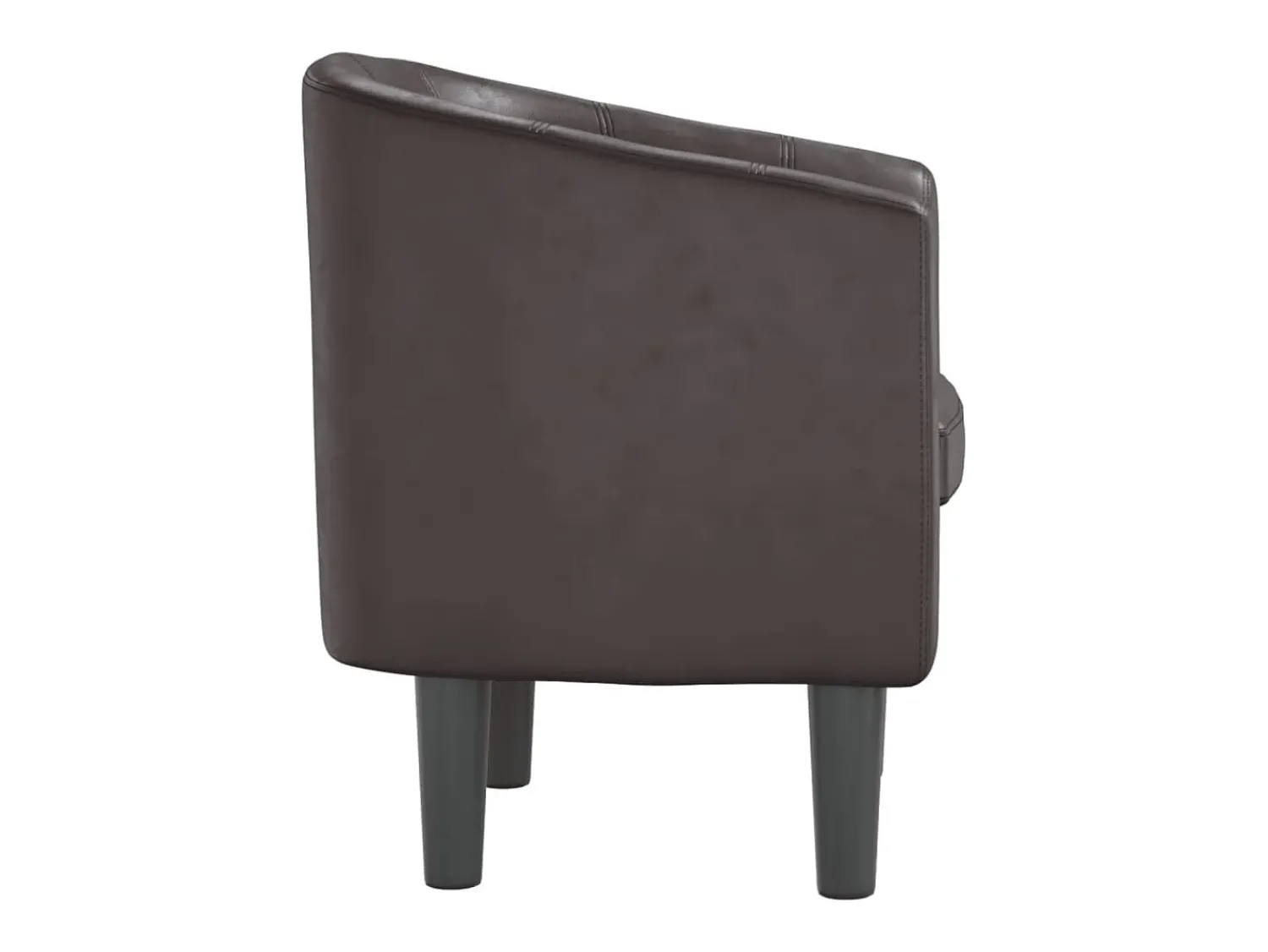 Poltrona* Poltrona | Cadeira Relax couro artificial SHL286328 Castanho
