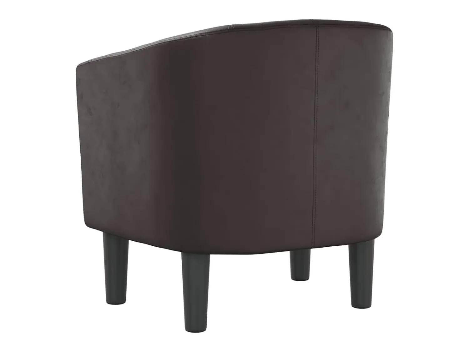 Poltrona* Poltrona | Cadeira Relax couro artificial SHL286328 Castanho