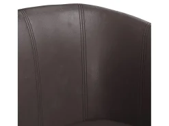 Poltrona* Poltrona | Cadeira Relax couro artificial SHL286328 Castanho