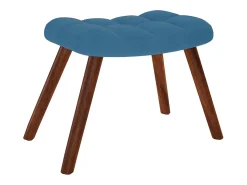 Poltrona| Poltrona | Cadeira Relax com banco veludo SHL229388 Azul