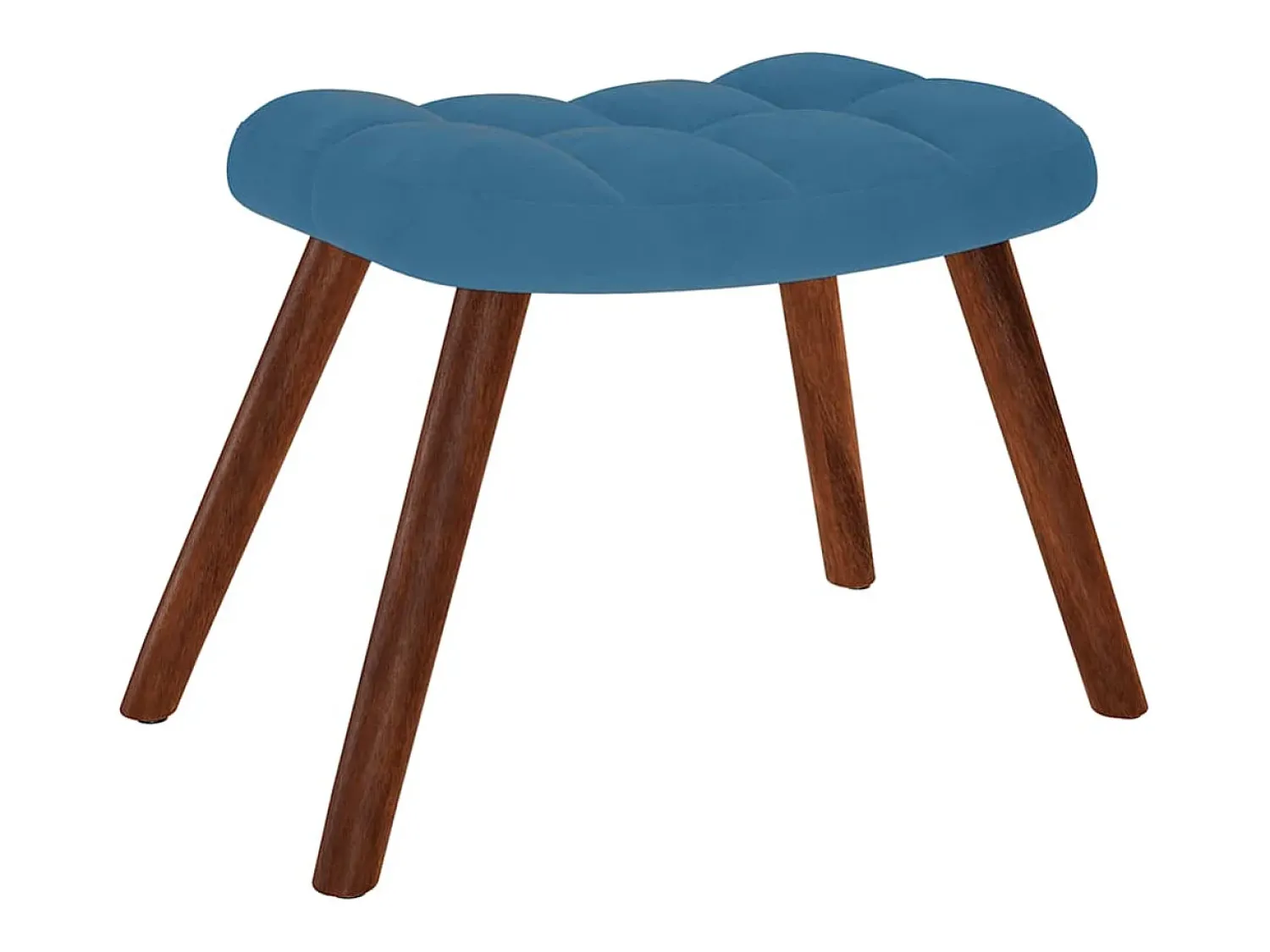 Poltrona| Poltrona | Cadeira Relax com banco veludo SHL229388 Azul