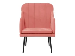 Poltrona* Poltrona | Cadeira Relax com apoio de braços 63x76x80 cm veludo SHL227225 Rosa