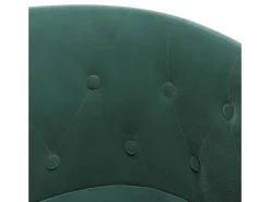 Poltrona | Cadeira Relax com apoio de pés veludo verde-escuro SHL615705^ Poltrona