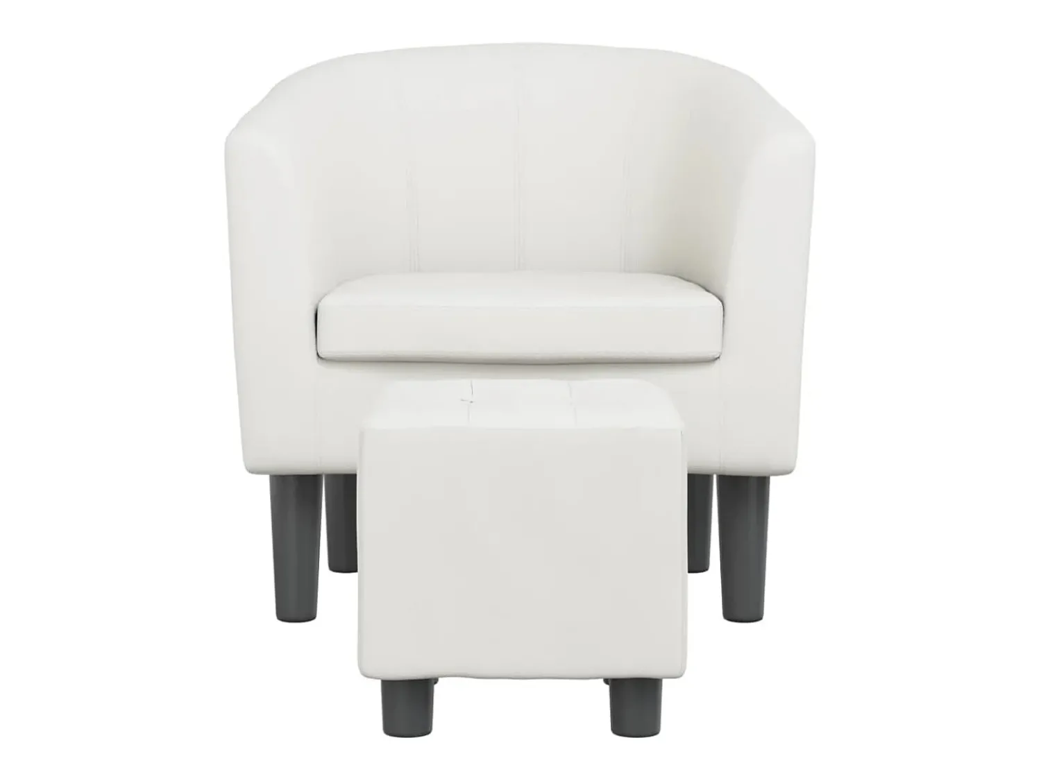 Poltrona | Cadeira Relax com apoio de pés couro artificial SHL623744^ Poltrona