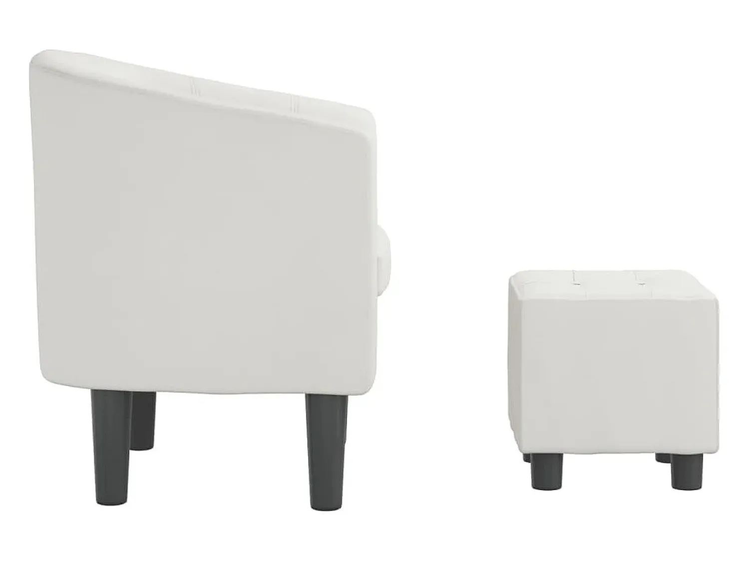 Poltrona | Cadeira Relax com apoio de pés couro artificial SHL623744^ Poltrona
