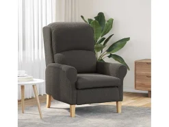 Poltrona | Cadeira Relax Cinzento escuro 76x94x102 cm SHL801494^ Poltrona