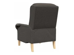 Poltrona | Cadeira Relax Cinzento escuro 76x94x102 cm SHL801494^ Poltrona