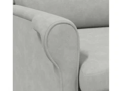 Poltrona | Cadeira Relax Cinzento-claro 76x94x102 cm Microfibra SHL544786^ Poltrona