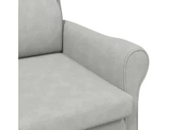 Poltrona | Cadeira Relax Cinzento-claro 76x94x102 cm Microfibra SHL544786^ Poltrona