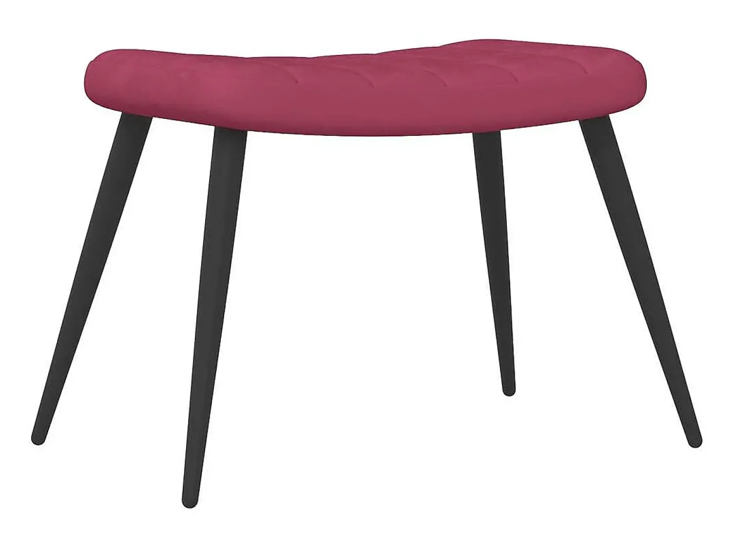 Clearance Poltrona | Cadeira Relax com banco veludo tinto SHL465282 Vermelho