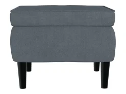 Discount Poltrona | Cadeira Relax com banco veludo cinzento-escuro SHL274100 Cinza antracite
