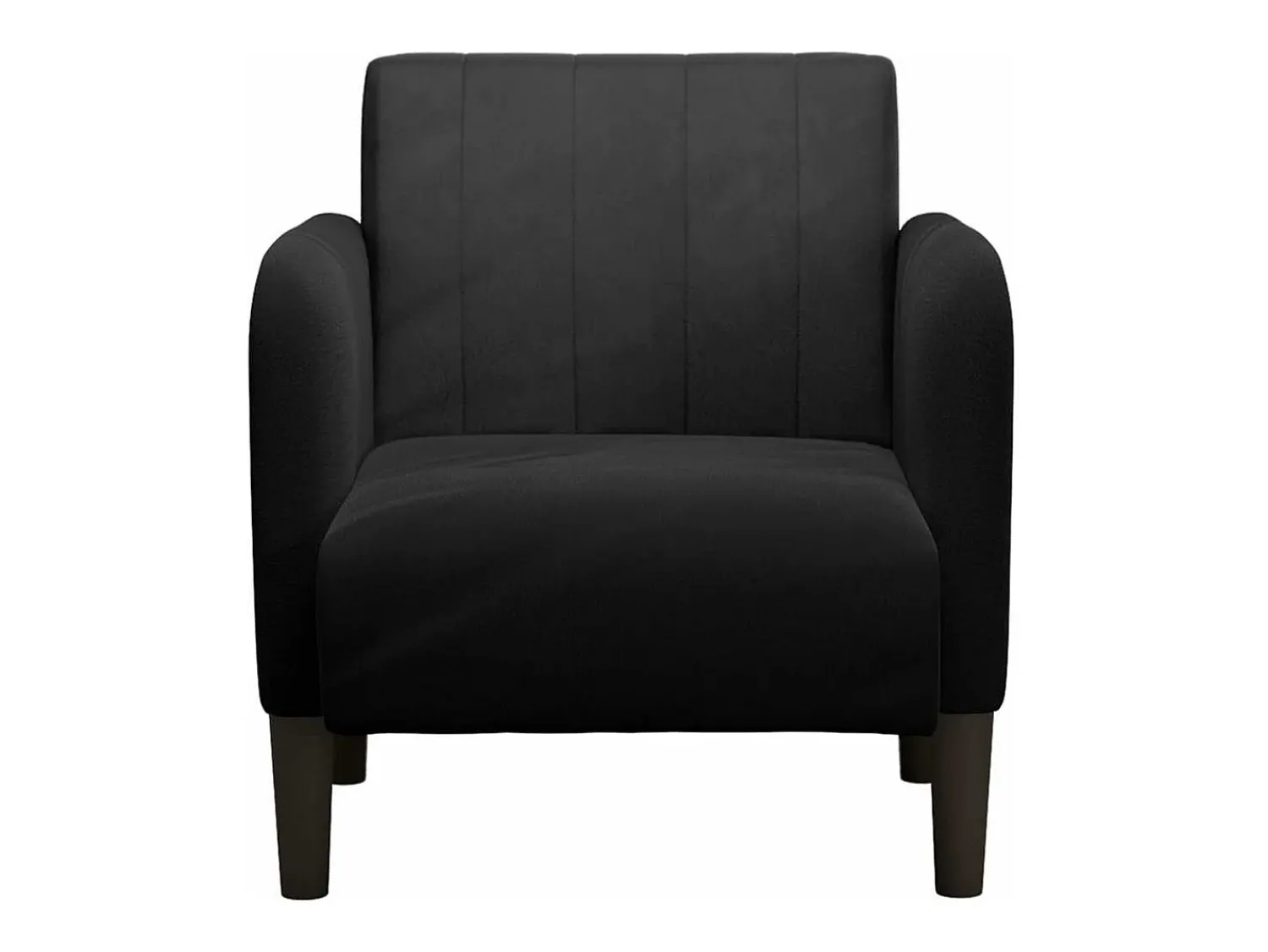 Outlet Poltrona | Cadeira Relax com apoio de braços 54 cm veludo SHL241565 Preto