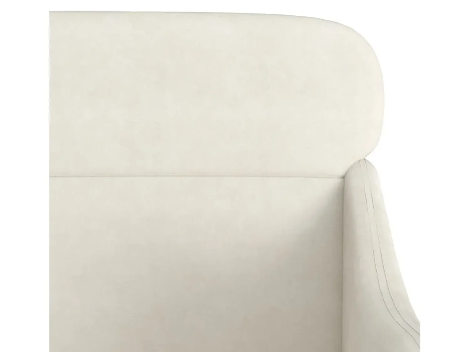 Poltrona* Poltrona | Cadeira Relax com apoio de braços 63x76x80 cm veludo cor SHL918554 Creme