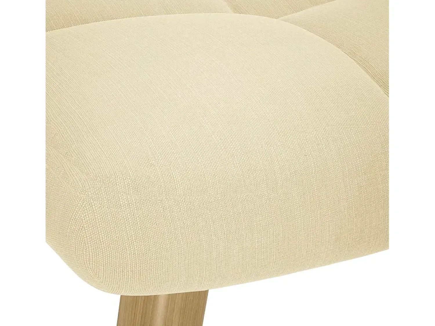 Poltrona* Poltrona | Cadeira Relax com banco p/ pés tecido cor SHL180529 Creme