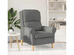 Clearance Poltrona | Cadeira Relax Cinzento escuro 76x94x102 cm Microfibra SHL359366 Cinza antracite